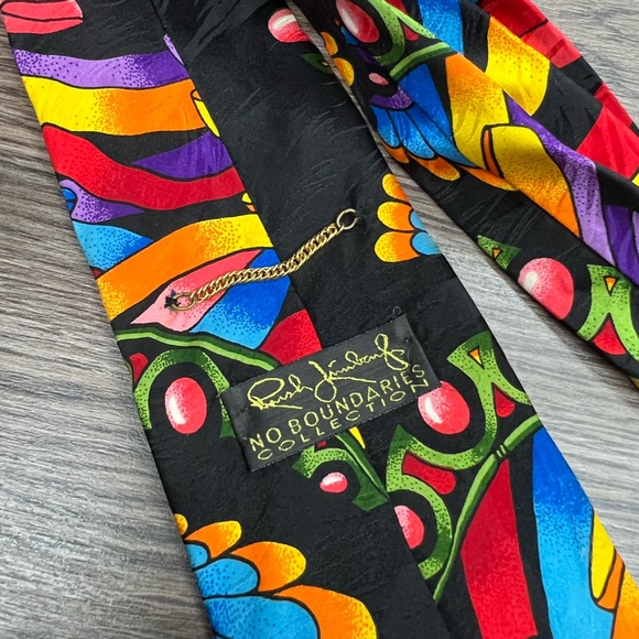 Rush Limbaugh No Boundaries Bright Abstract Pattern Tie - Picture 3 of 5